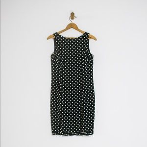 90’s polka dot ruffle mini